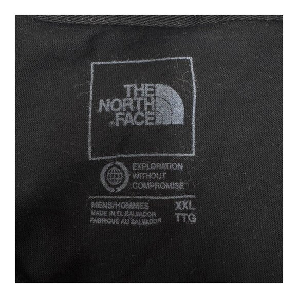 The North Face Mens Black Short Sleeve T-Shirt XXL Cotton Basic Casual Tee Shirt - Picture 4 of 6